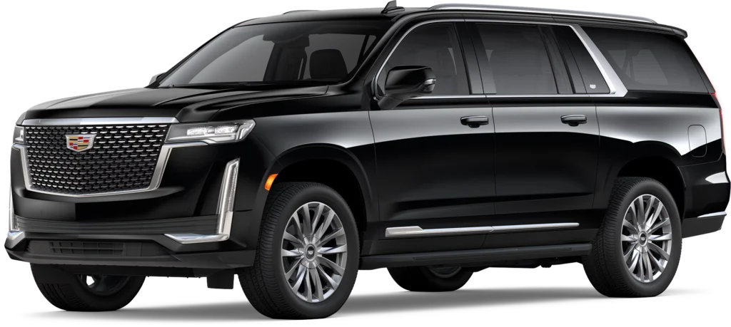 Black Cadillac Escalade SUV for Miami VIP transportation