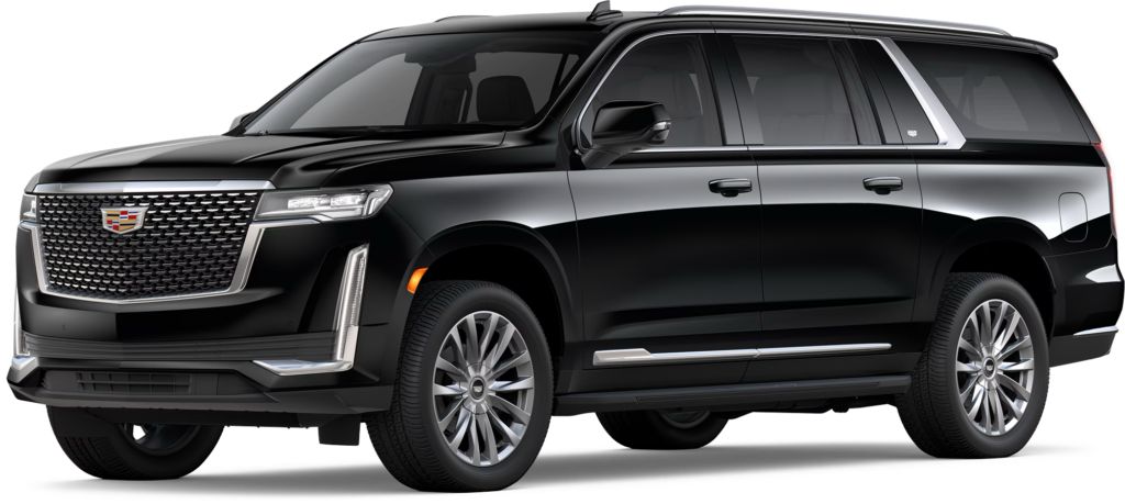 Black Cadillac Escalade SUV for Miami VIP transportation
